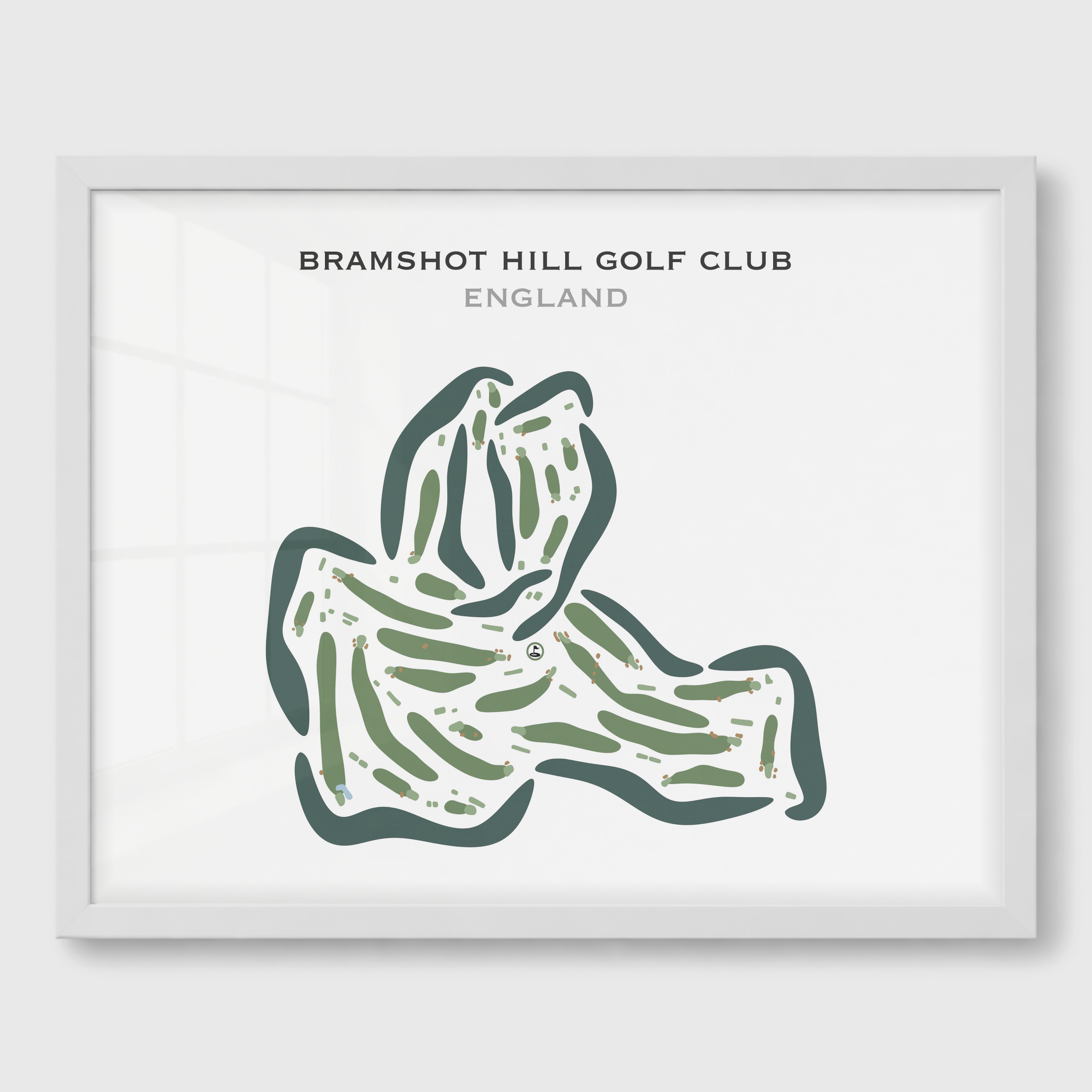 Bramshot Hill Golf Club, England - Printed Golf Courses
