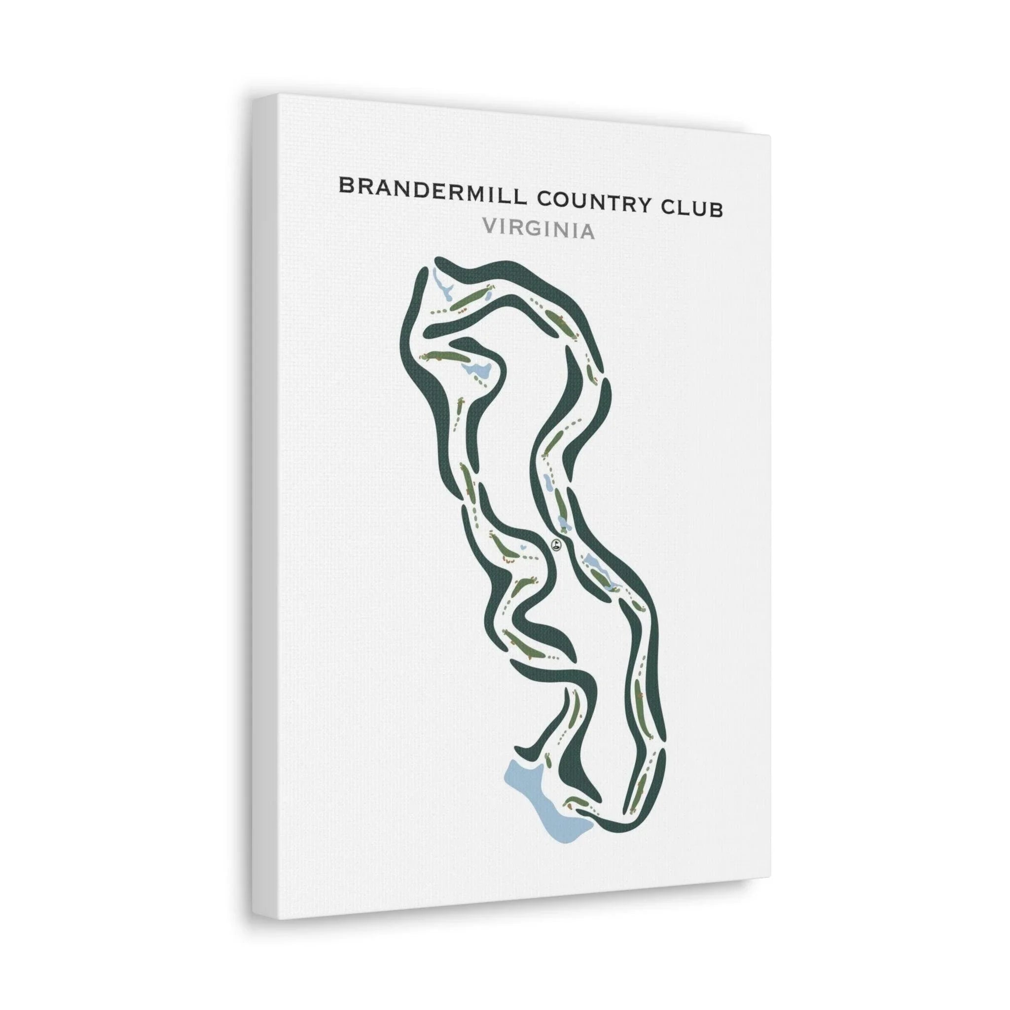 Brandermill Country Club, Virginia - Printed Golf Courses