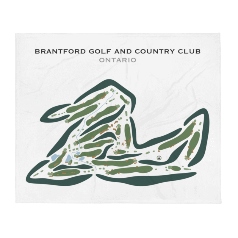 Brantford Golf & Country Club, Ontario, Canada - Printed Golf Courses
