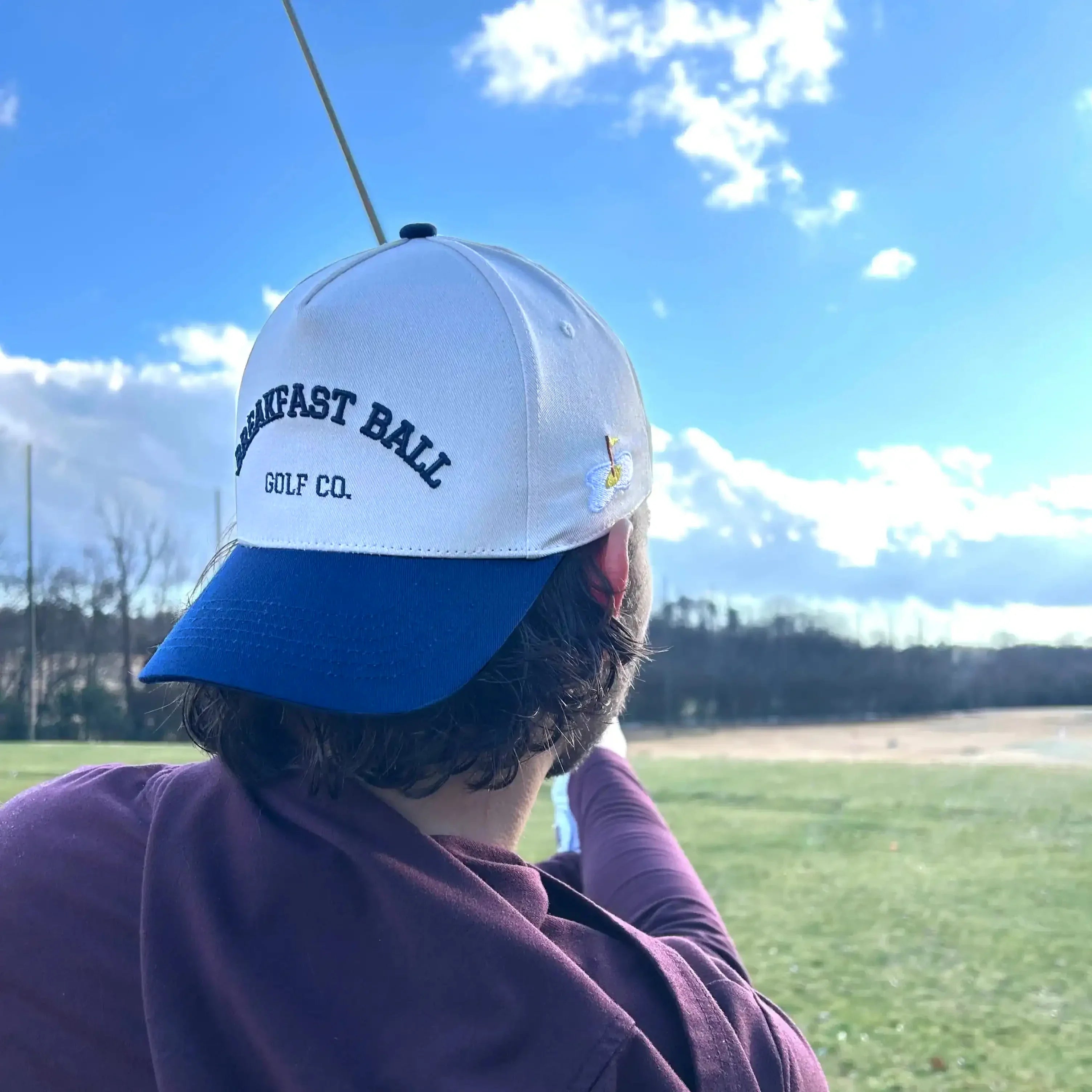 Breakfast Ball – Navy Two Tone Snapback
