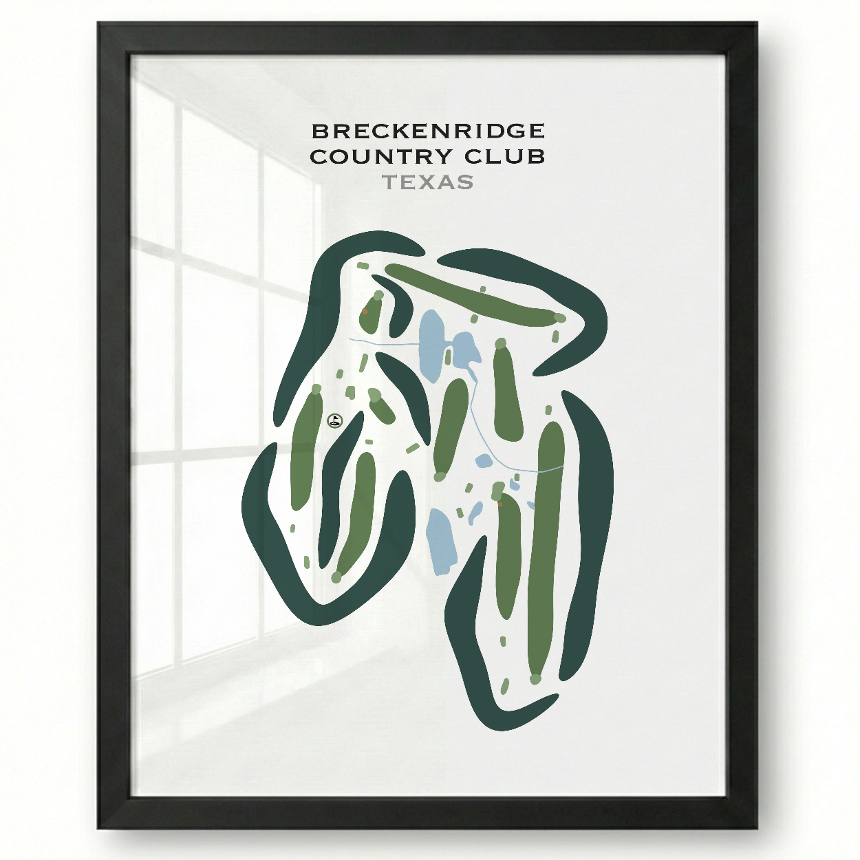Breckenridge Country Club, Texas - Printed Golf Courses