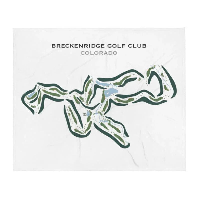 Breckenridge Golf Club, Colorado - Printed Golf Course