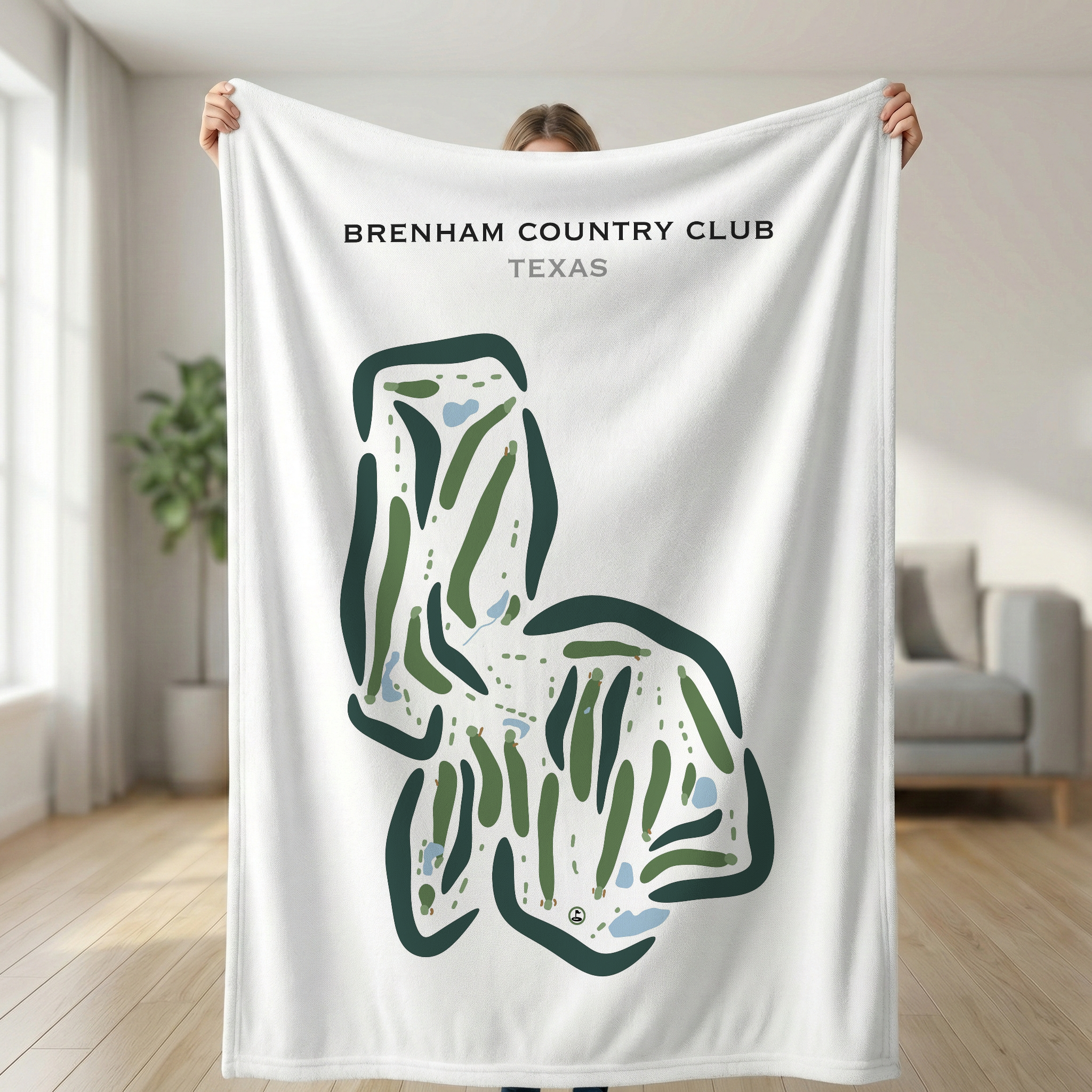 Brenham Country Club, Texas - Printed Golf Courses