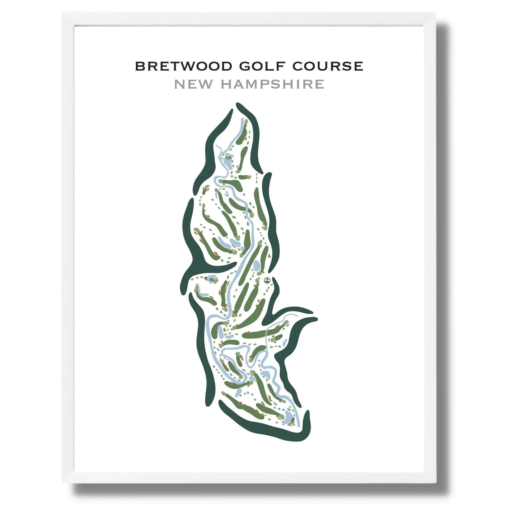 Bretwood Golf Course, New Hampshire - Printed Golf Courses