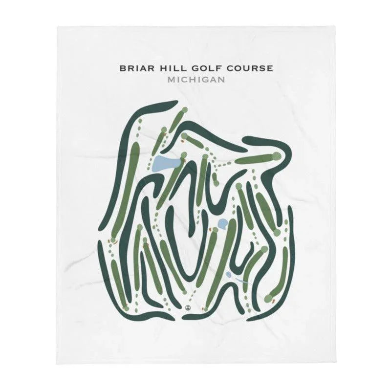 Briar Hill Golf Course, Michigan - Printed Golf Courses