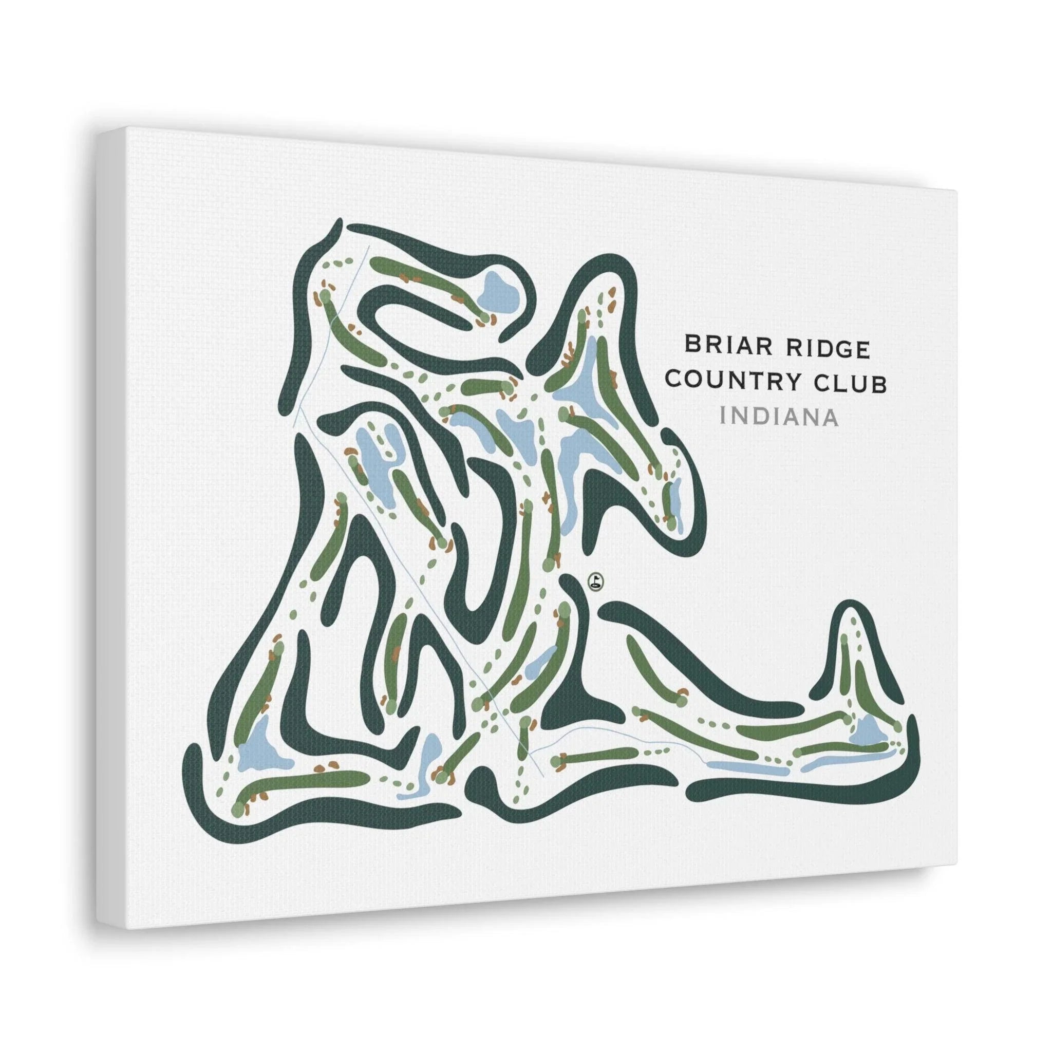 Briar Ridge Country Club, Indiana - Printed Golf Courses