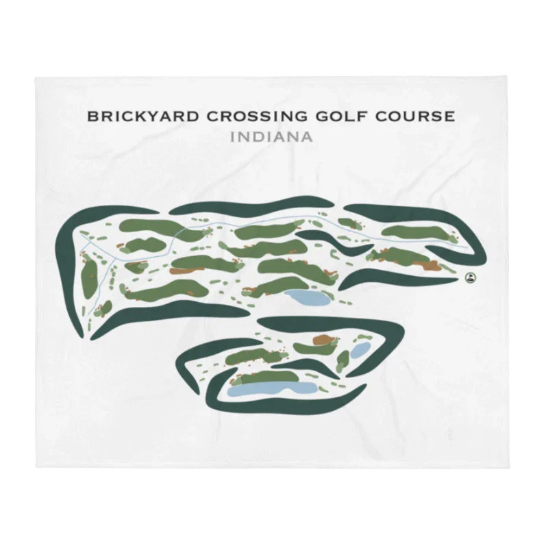 Brickyard Crossing, Indiana - Printed Golf Courses