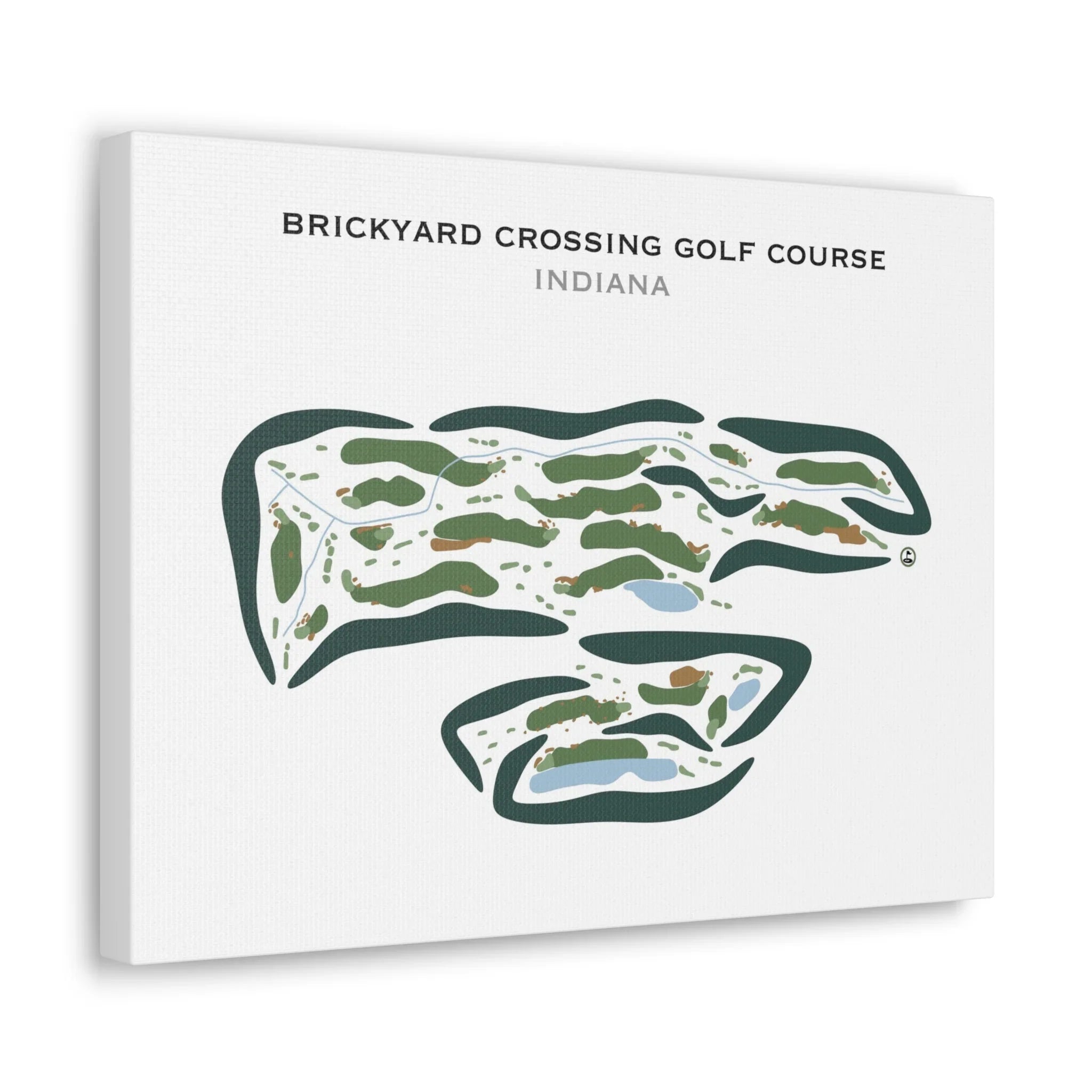 Brickyard Crossing, Indiana - Printed Golf Courses