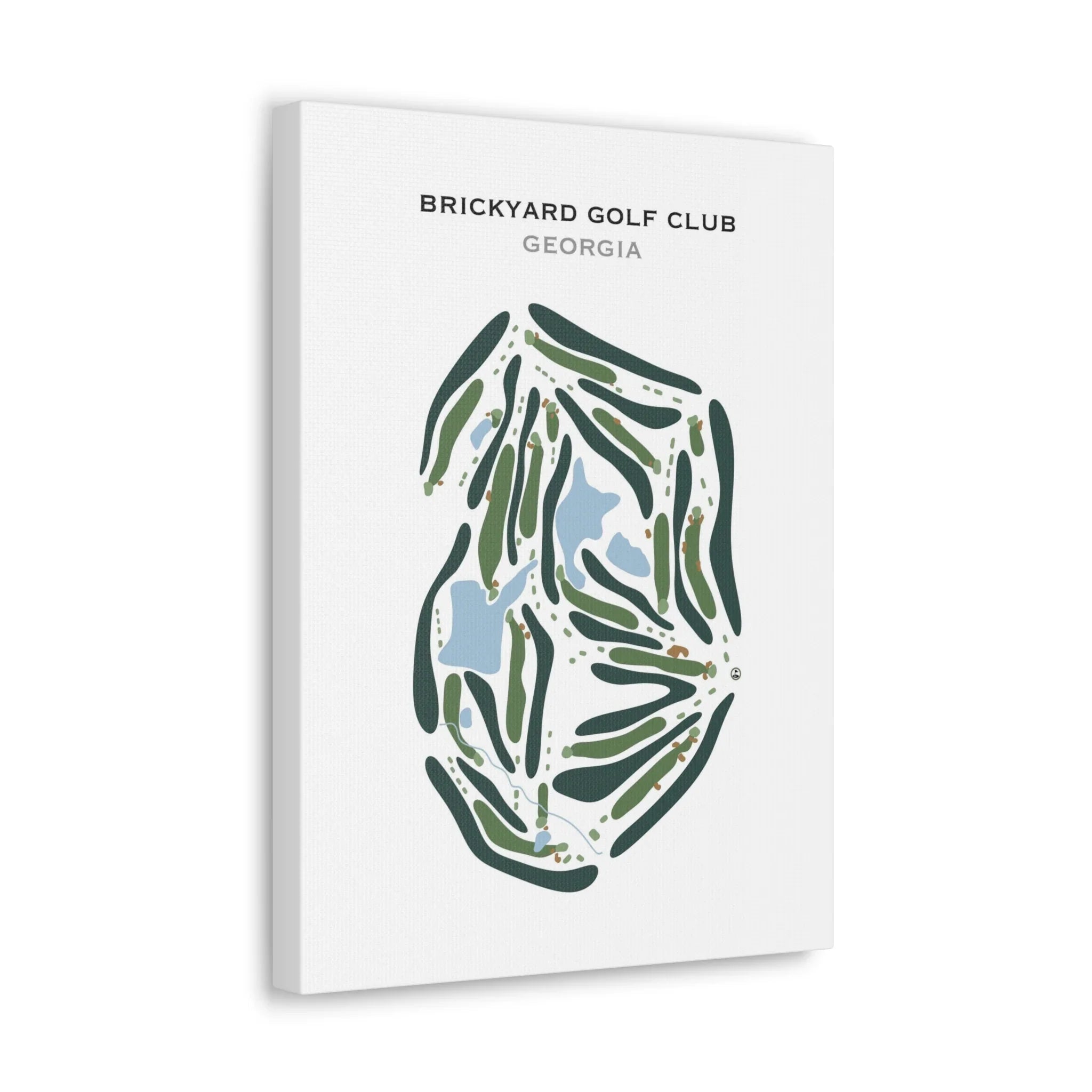 Brickyard Golf Club, Georgia - Printed Golf Course