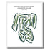 Bridgton Highlands Country Club, Maine - Printed Golf Courses