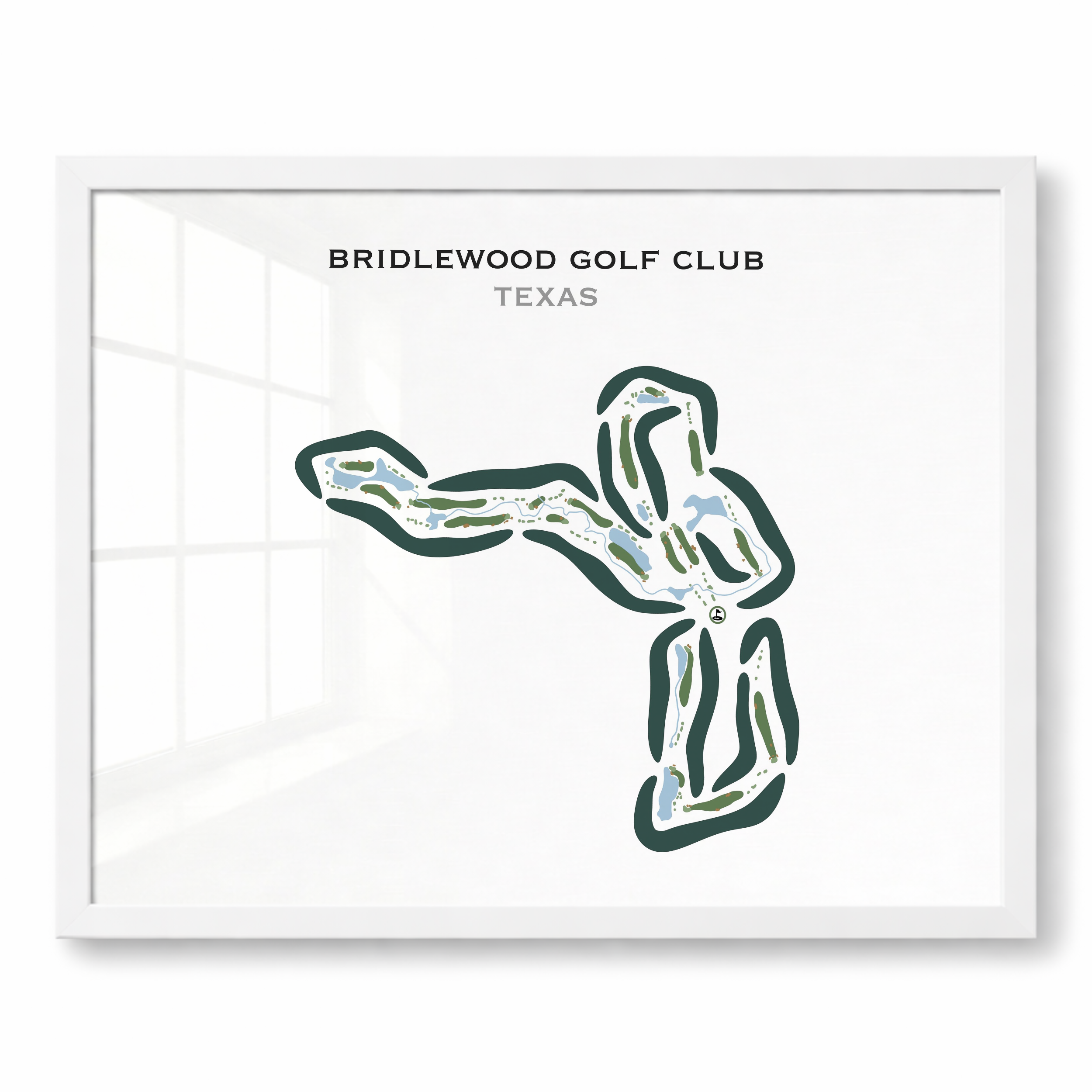 Bridlewood Golf Club, Texas - Printed Golf Courses