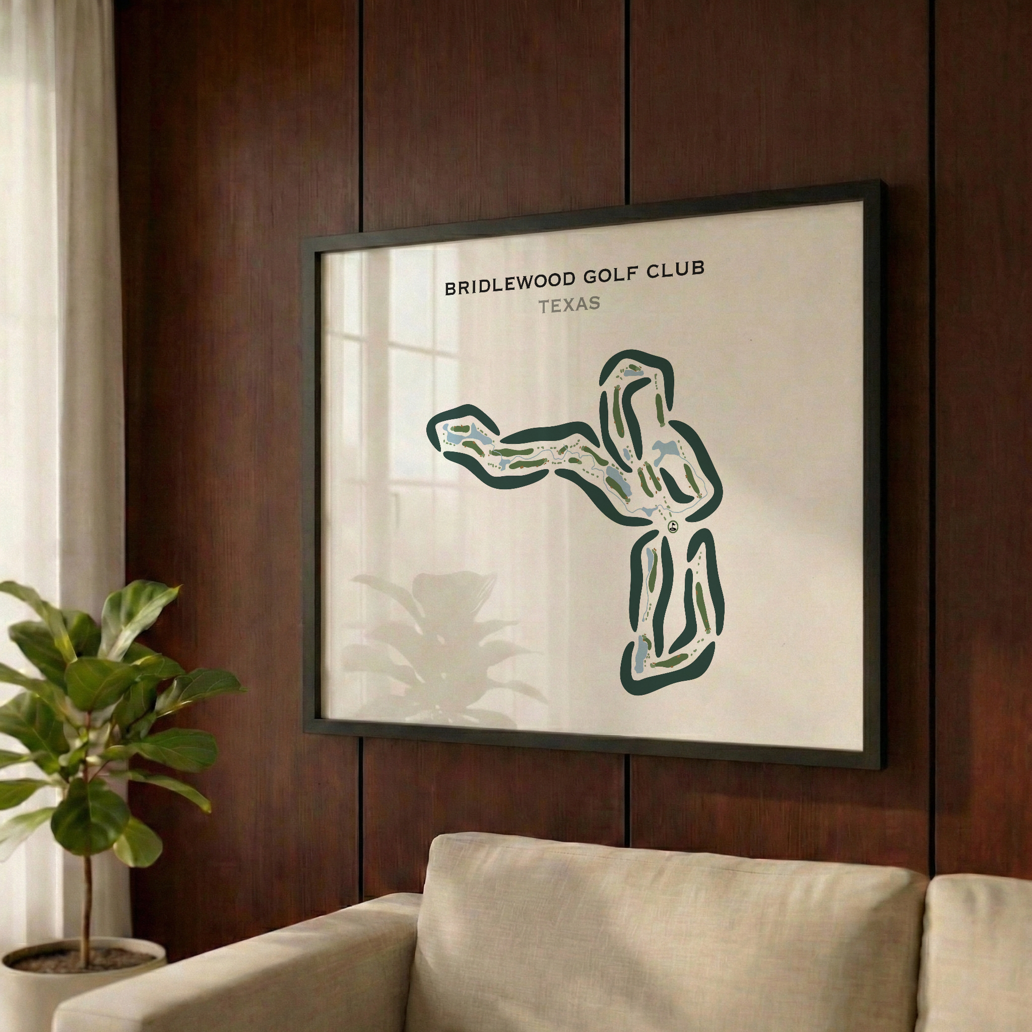 Bridlewood Golf Club, Texas - Printed Golf Courses