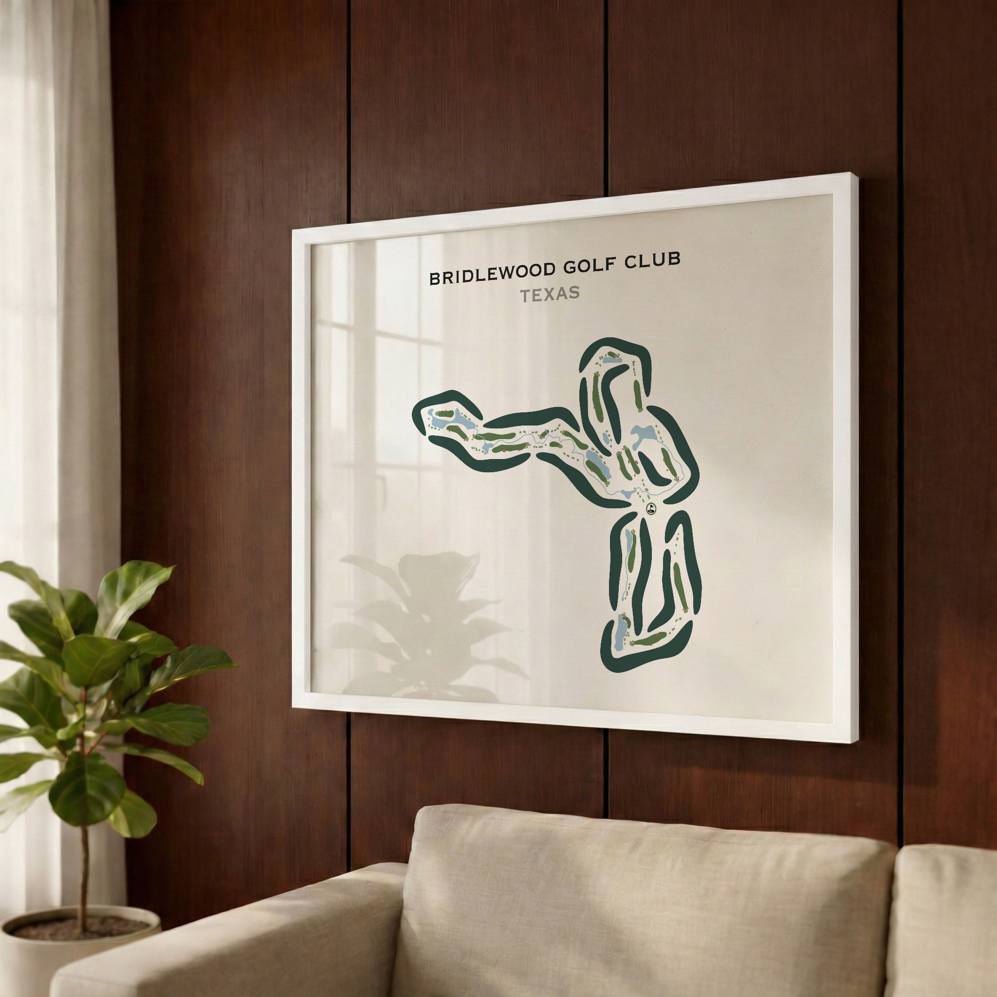 Bridlewood Golf Club, Texas - Printed Golf Courses