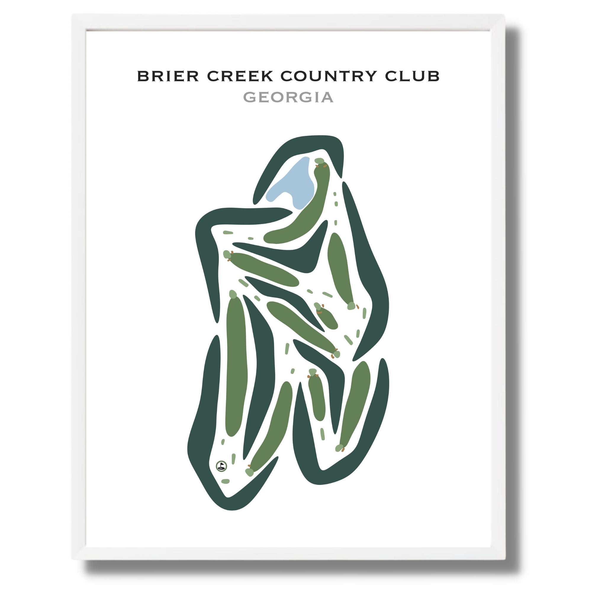 Brier Creek Country Club, Georgia - Printed Golf Courses