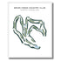 Brier Creek Country Club, North Carolina - Printed Golf Course