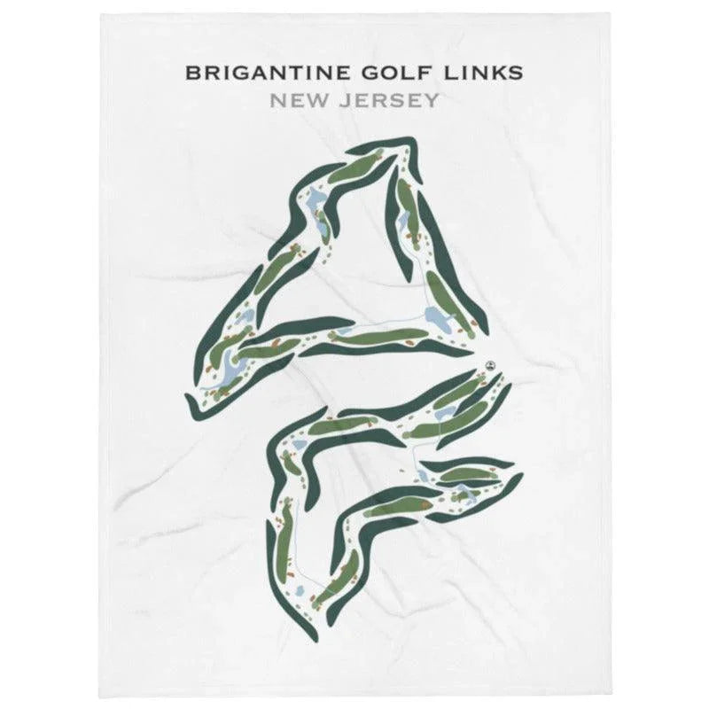 Brigantine Golf Links, New Jersey - Printed Golf Courses