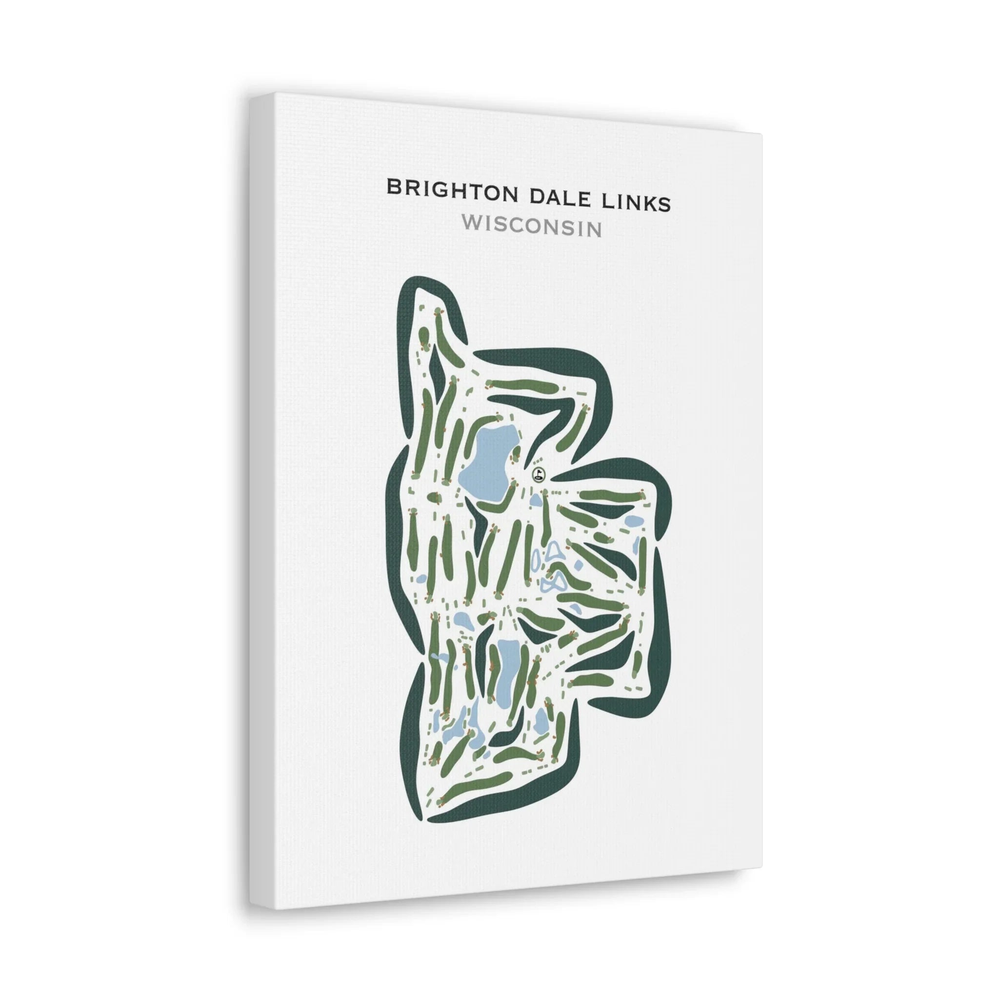 Brighton Dale Links, Wisconsin - Printed Golf Courses