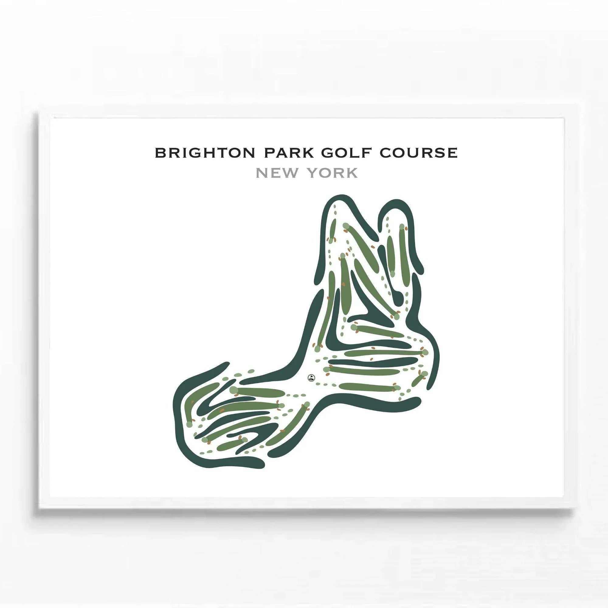 Brighton Park Golf Course, New York - Printed Golf Courses