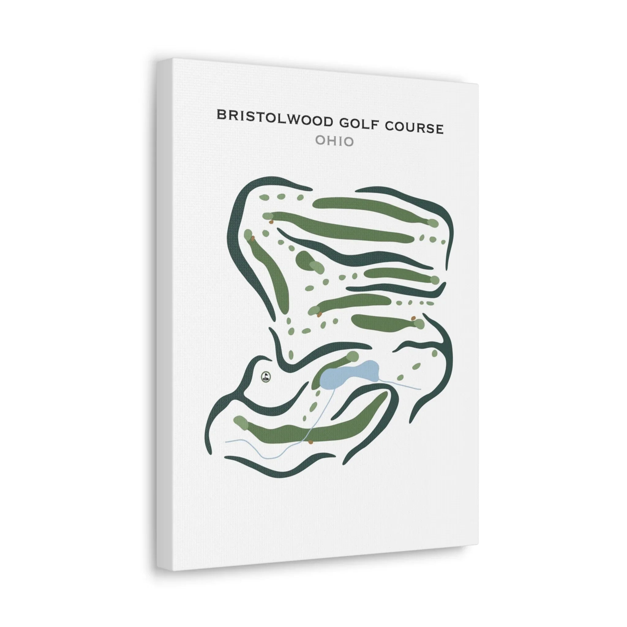 Bristolwood Golf Course, Ohio - Printed Golf Courses