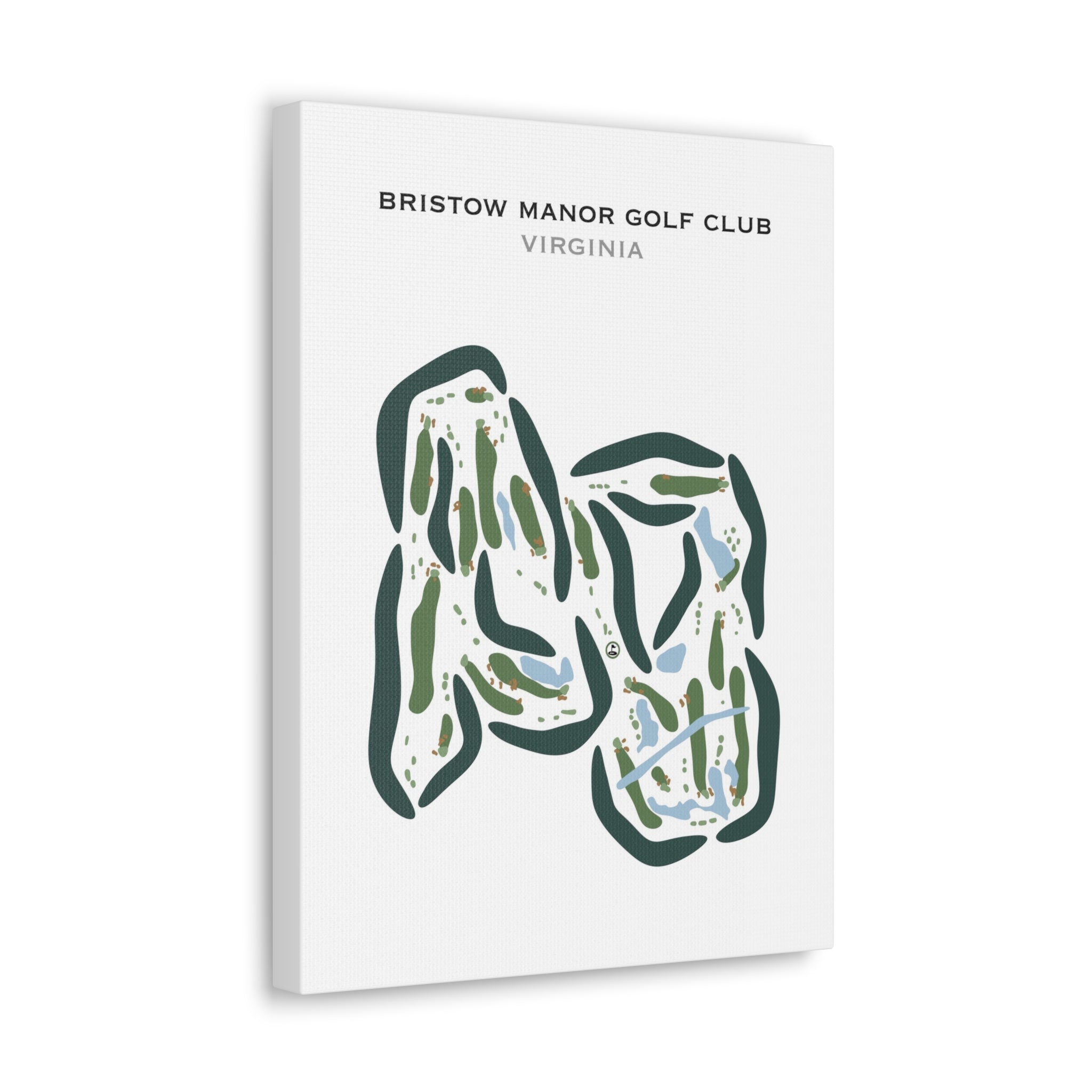 Bristow Manor Golf Club, Virginia - Printed Golf Courses