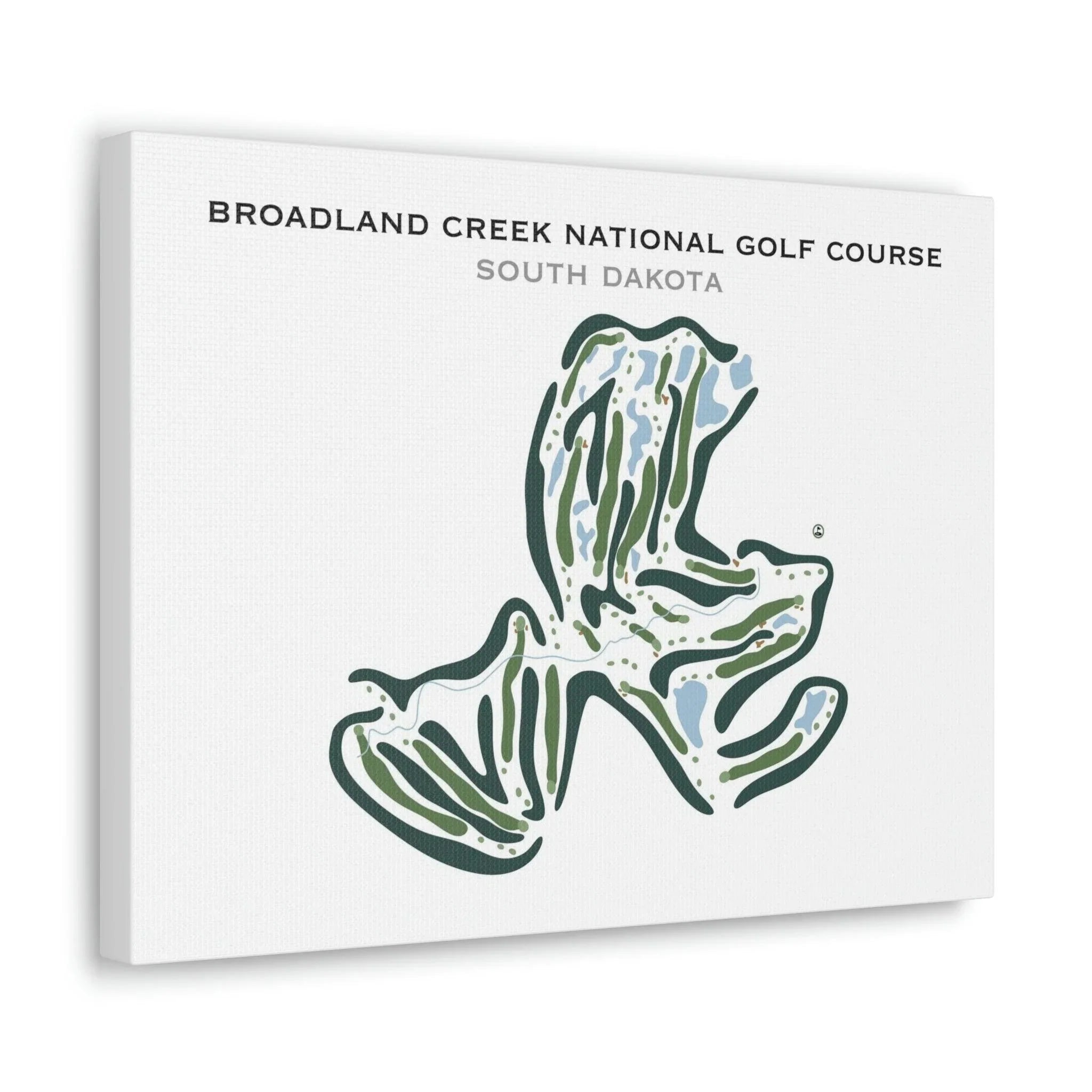 Broadland Creek National Golf Course, South Dakota - Printed Golf Courses