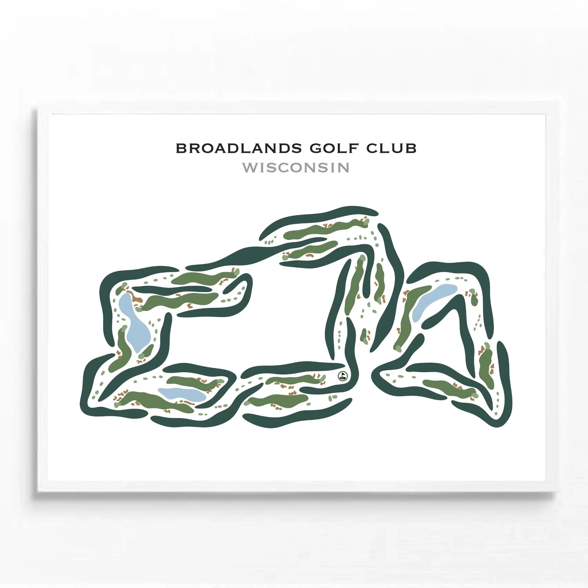 Broadlands Golf Club, Wisconsin - Printed Golf Courses