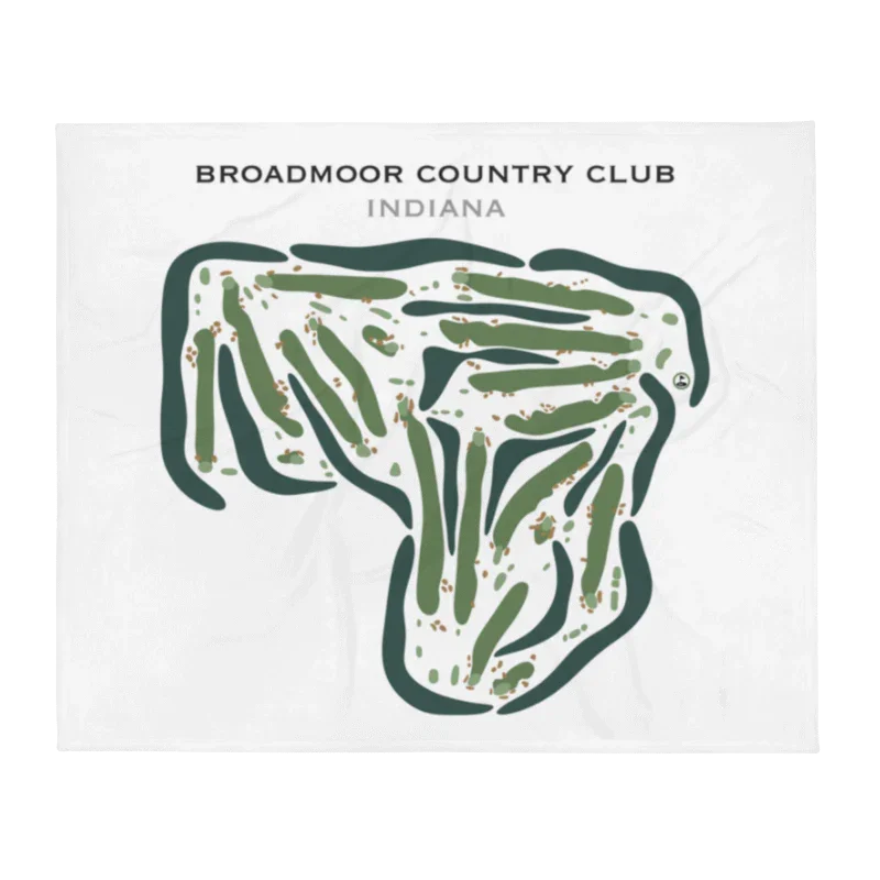 Broadmoor Country Club, Indiana - Printed Golf Courses