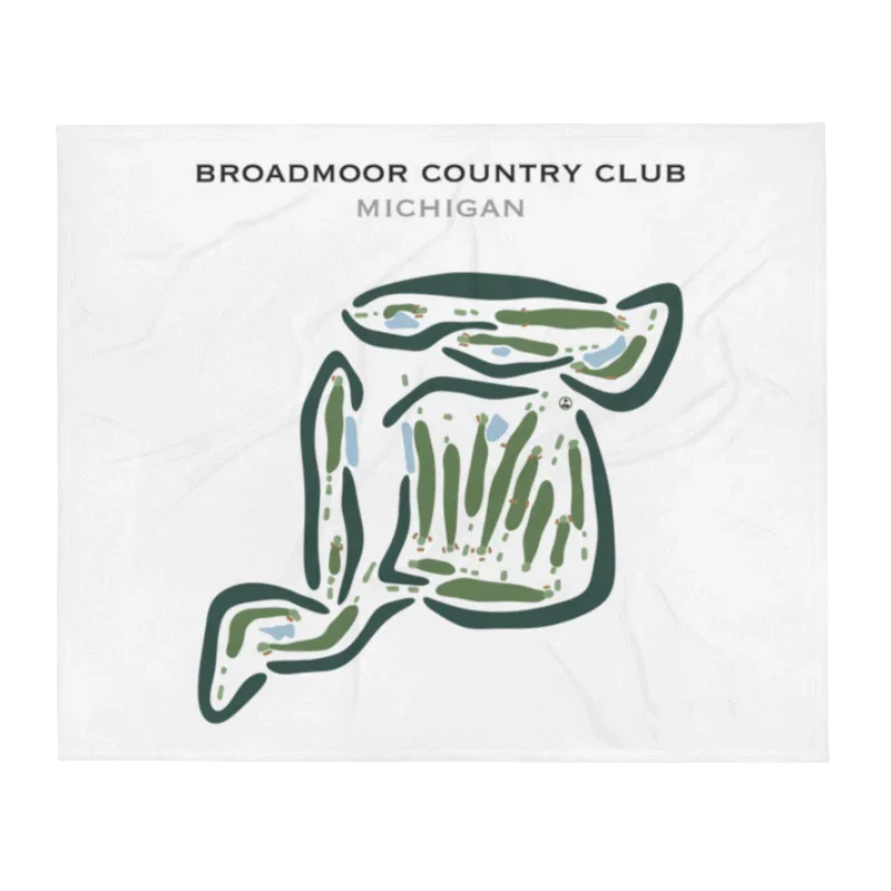 Broadmoor Country Club, Michigan - Printed Golf Courses