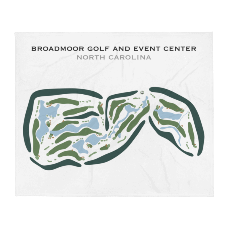 Broadmoor Golf and Event Center, North Carolina - Printed Golf Courses