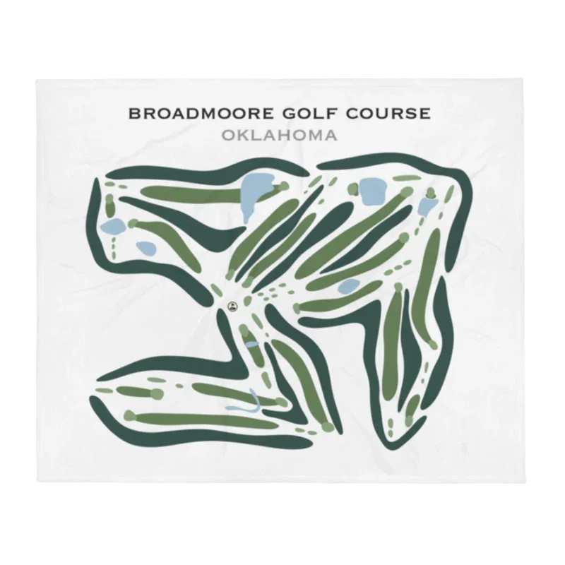 Broadmoore Golf Course, Oklahoma - Printed Golf Courses