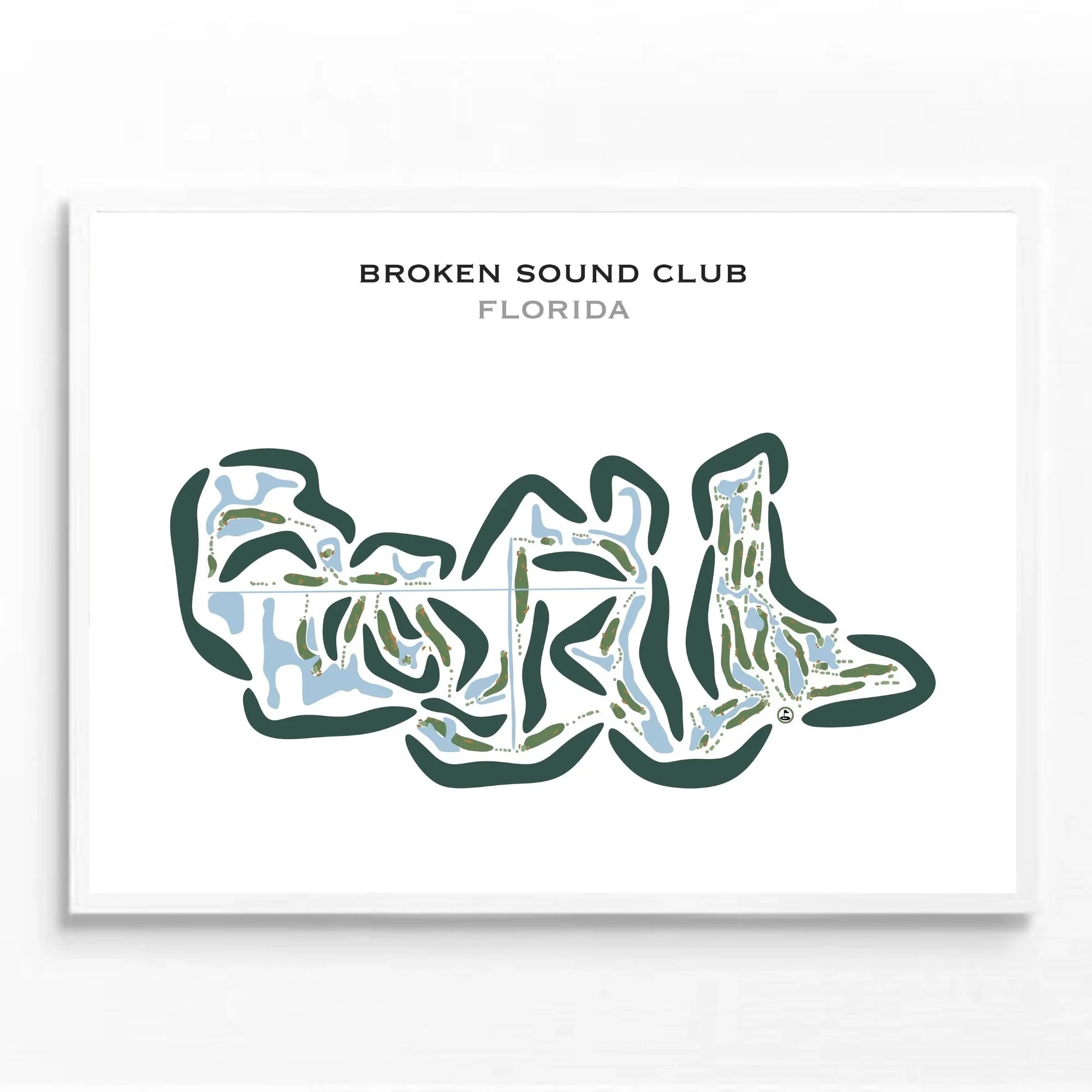 Broken Sound Club, Florida - Printed Golf Courses