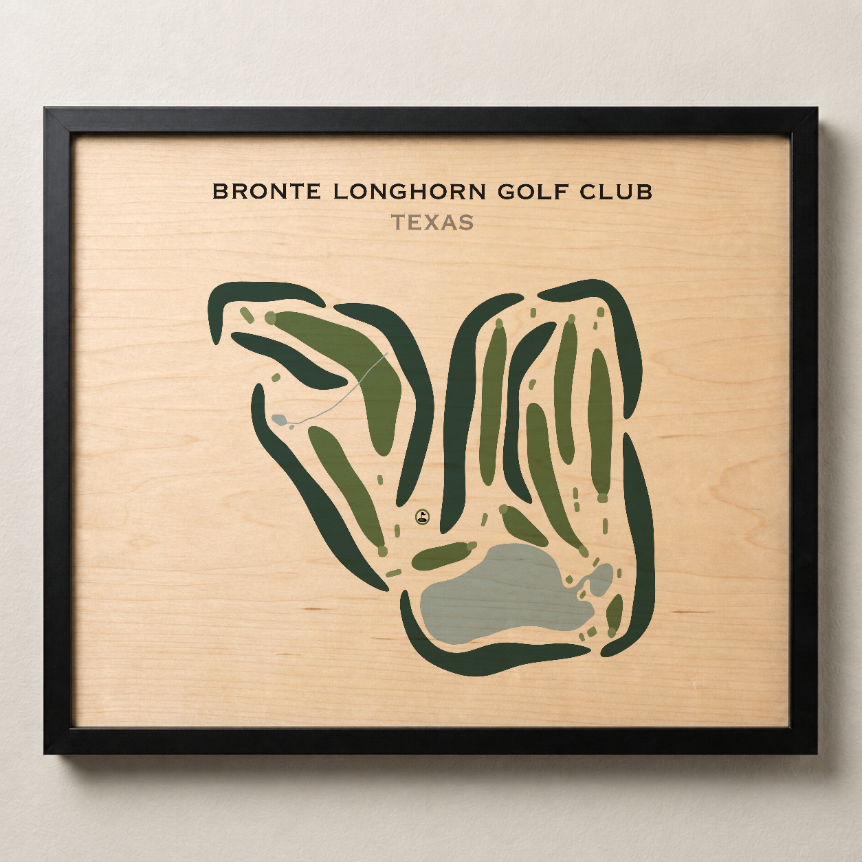 Bronte Longhorn Golf Club, Texas - Printed Golf Courses