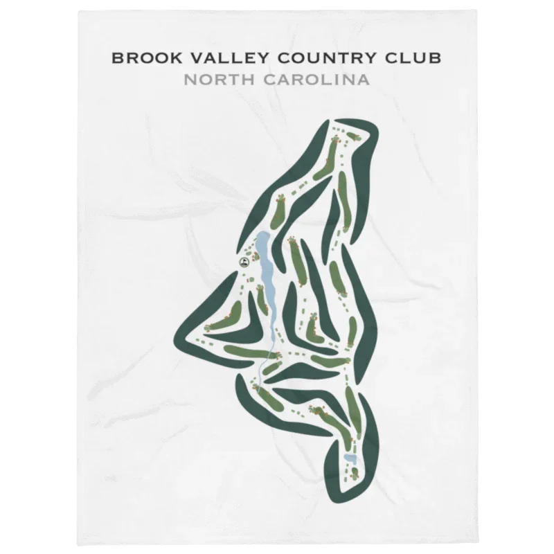 Brook Valley Country Club, Greenville, North Carolina - Printed Golf Courses