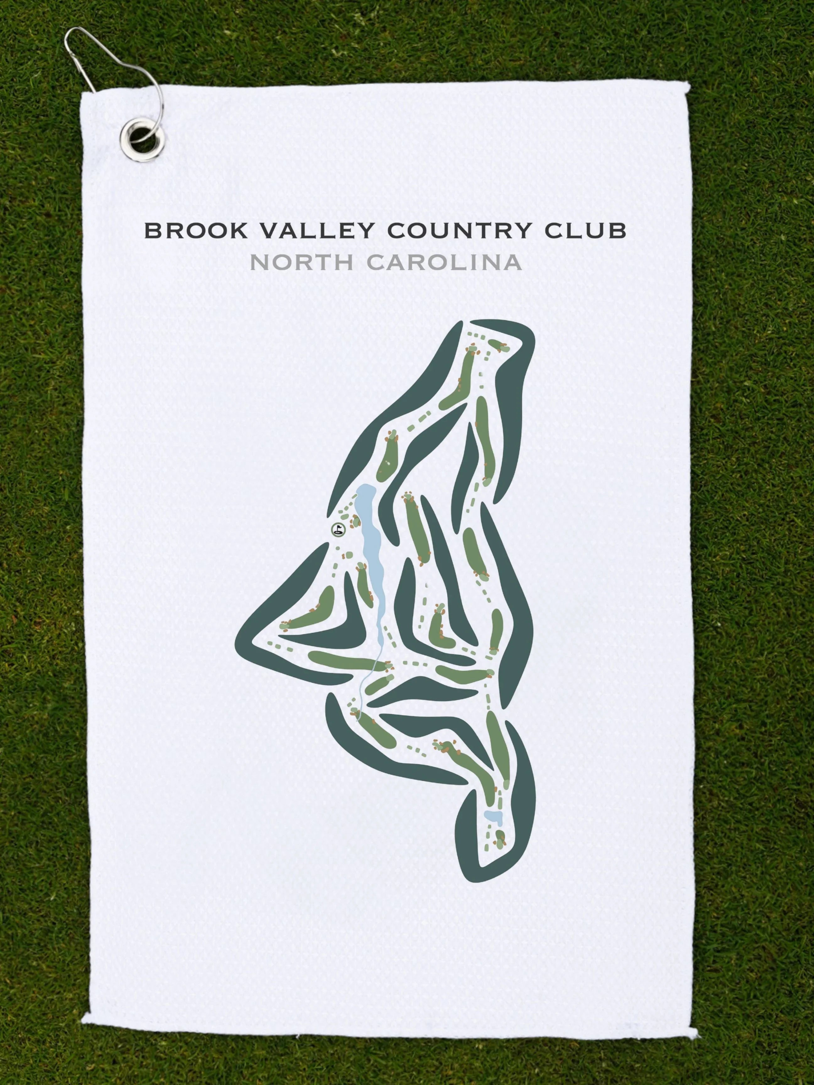 Brook Valley Country Club, Greenville, North Carolina - Printed Golf Courses