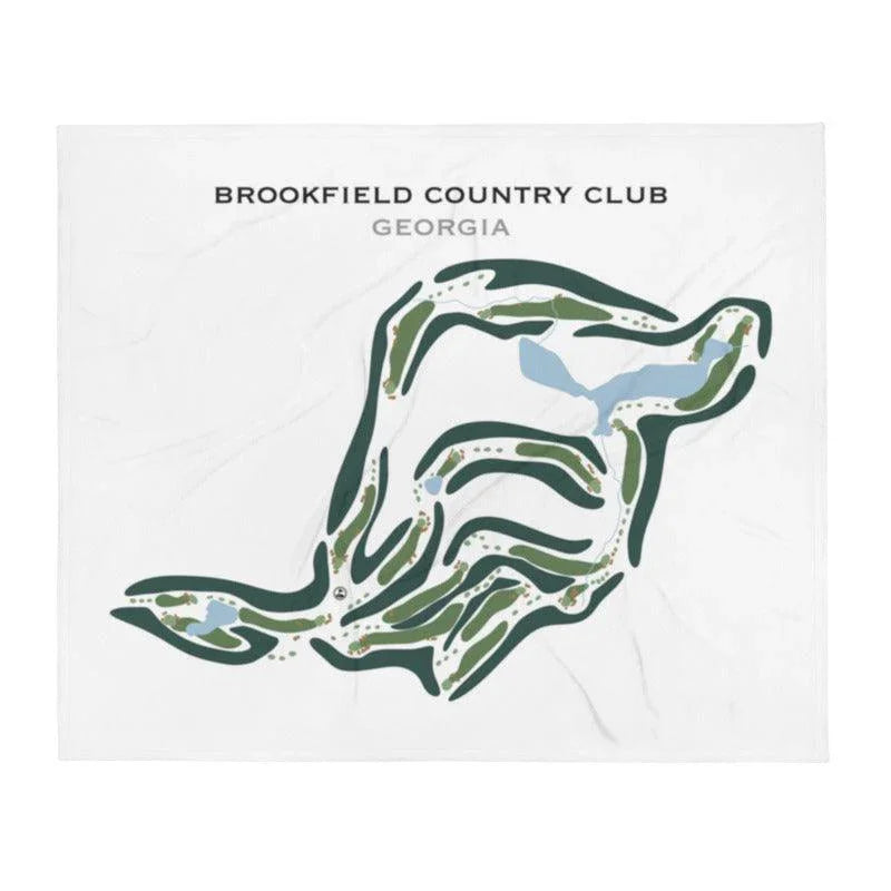 Brookfield Country Club, Georgia - Printed Golf Courses