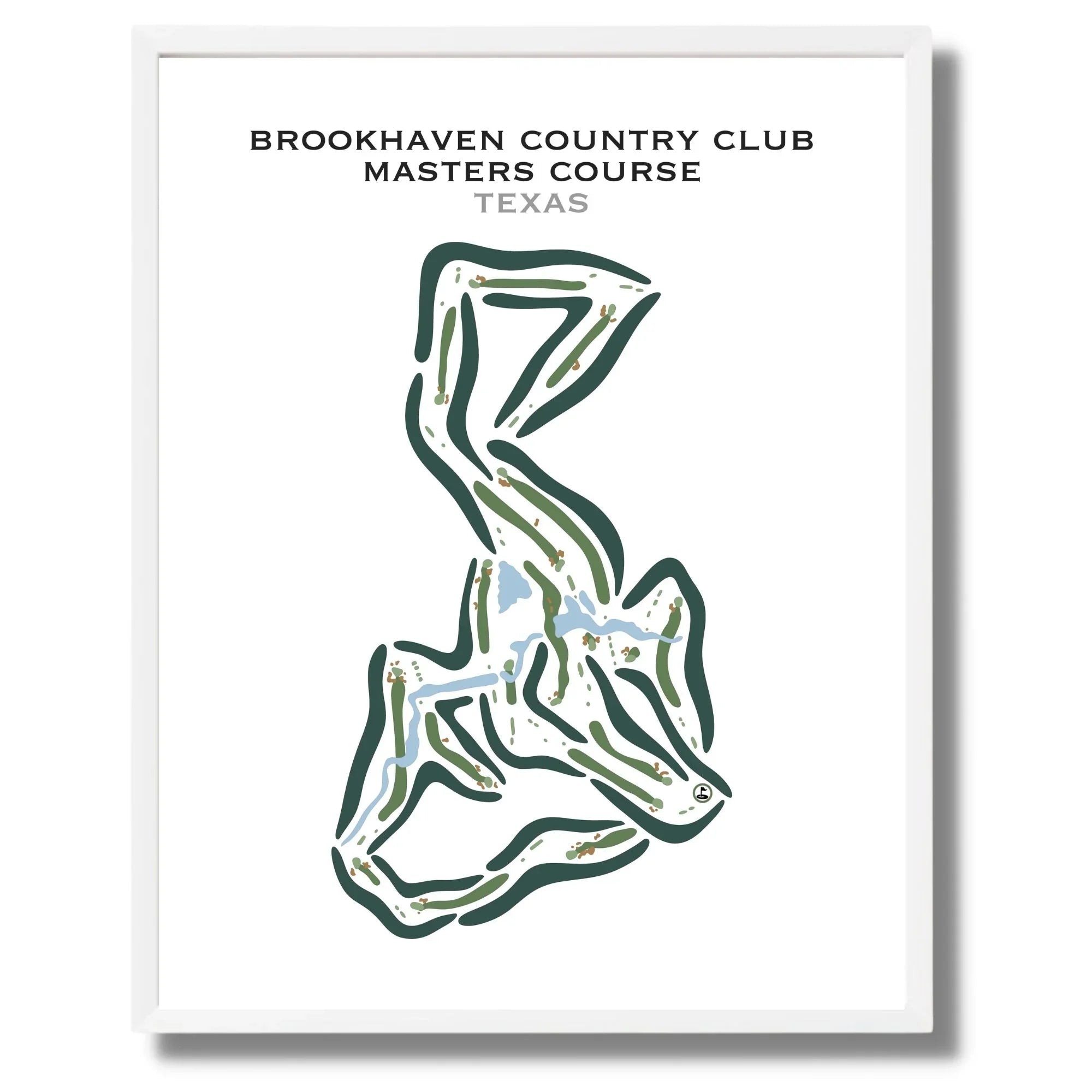 Brookhaven Country Club - Masters Course, Texas - Printed Golf Courses