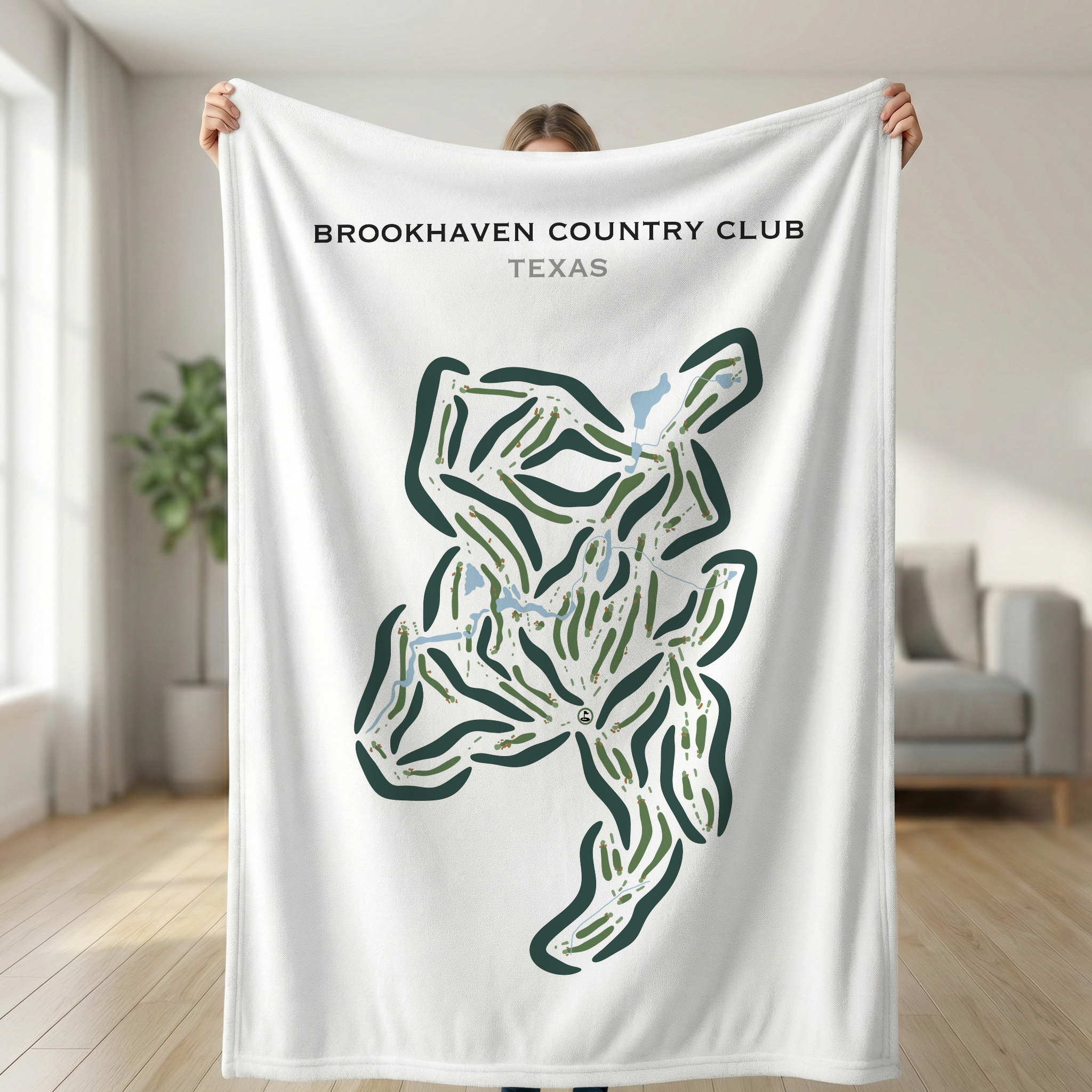 Brookhaven Country Club, Texas - Printed Golf Courses