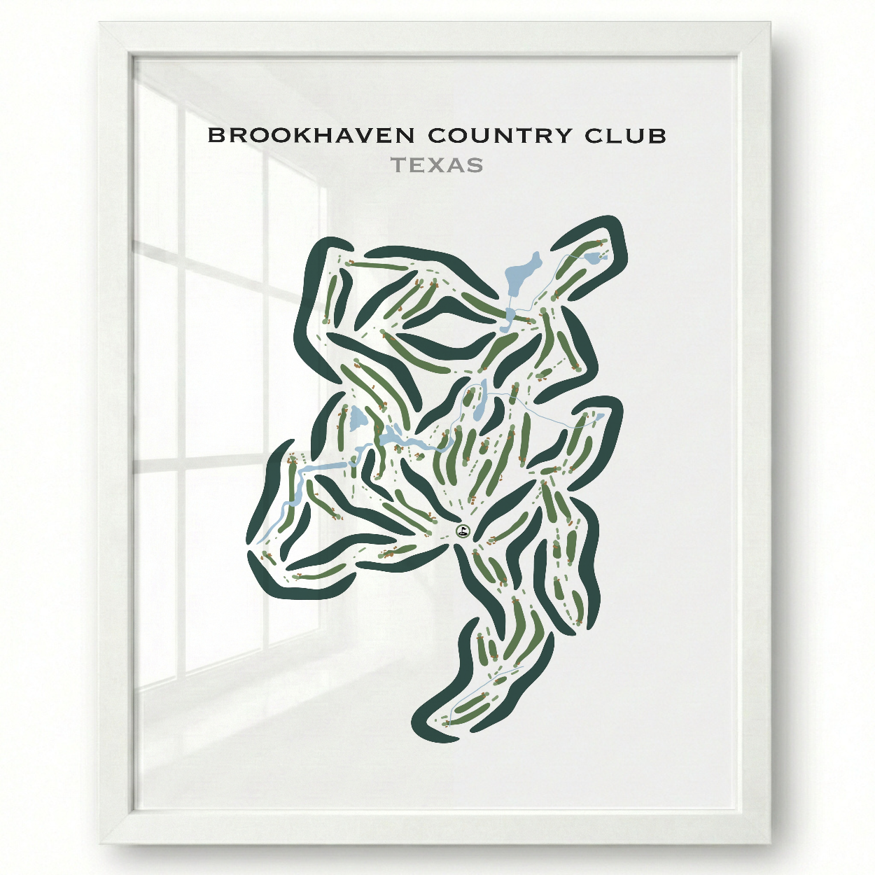 Brookhaven Country Club, Texas - Printed Golf Courses