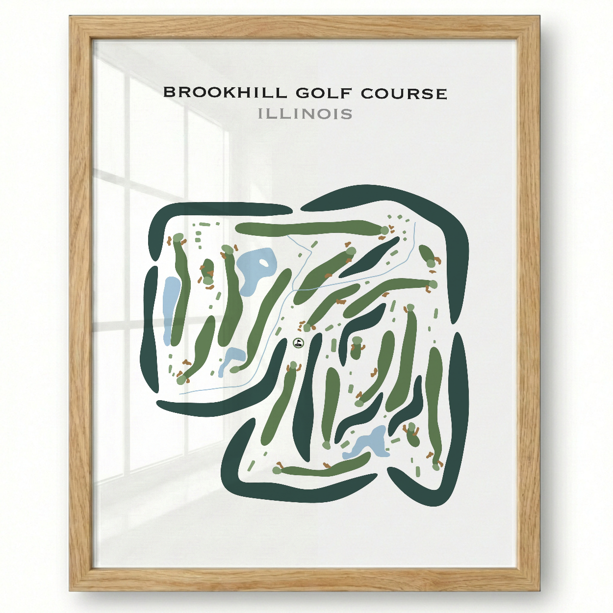 Brookhill Golf Course, Illinois - Printed Golf Courses