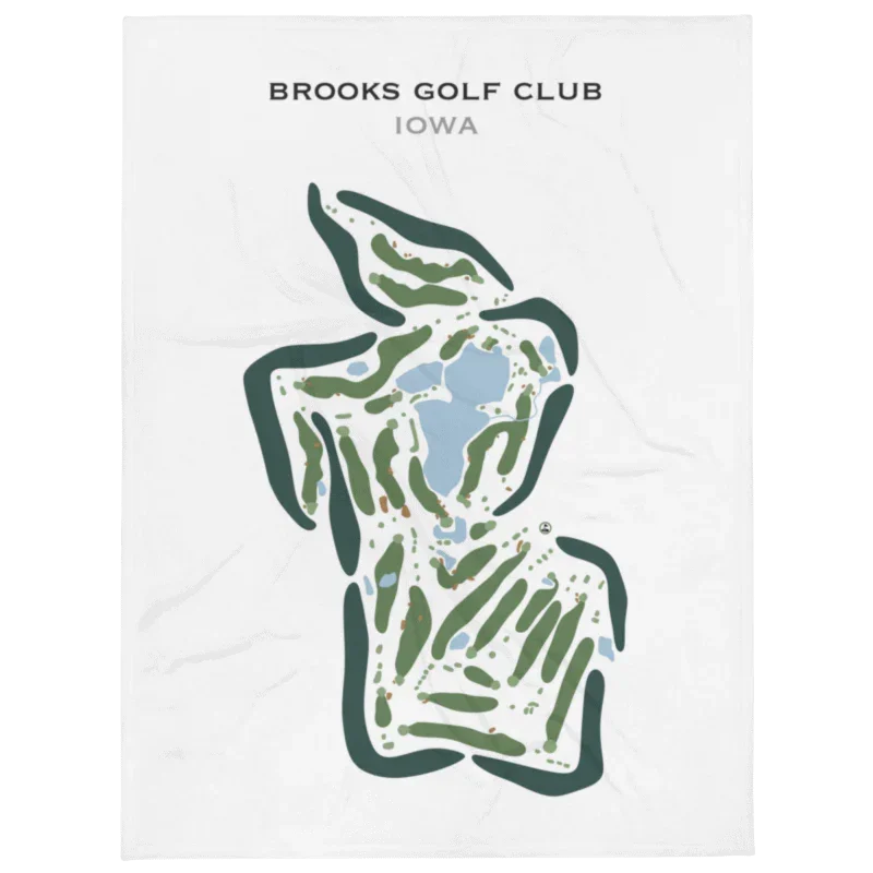Brooks Golf Club, Iowa - Printed Golf Courses