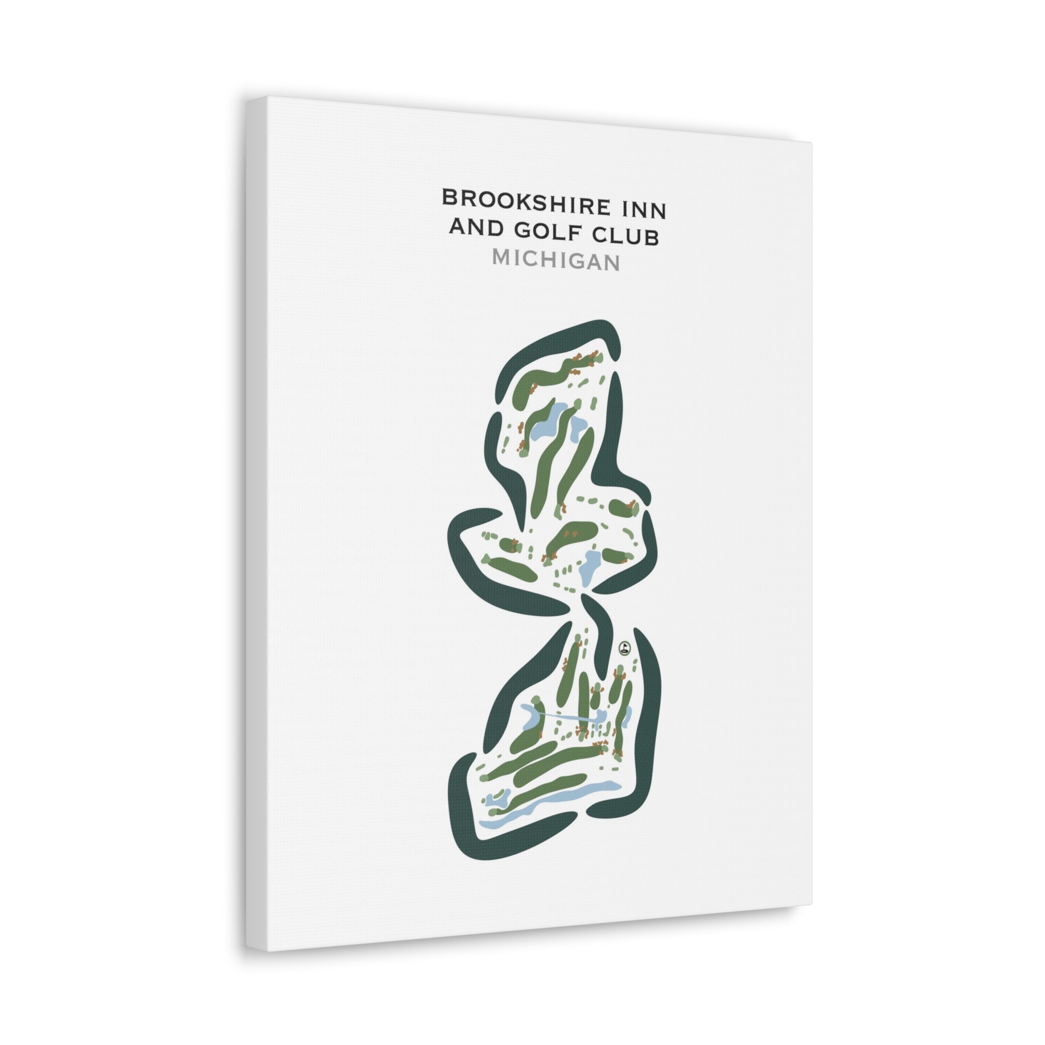 Brookshire Inn & Golf Club, Michigan - Printed Golf Courses