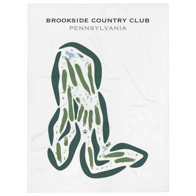 Brookside Country Club, Pottstown, Pennsylvania - Printed Golf Courses