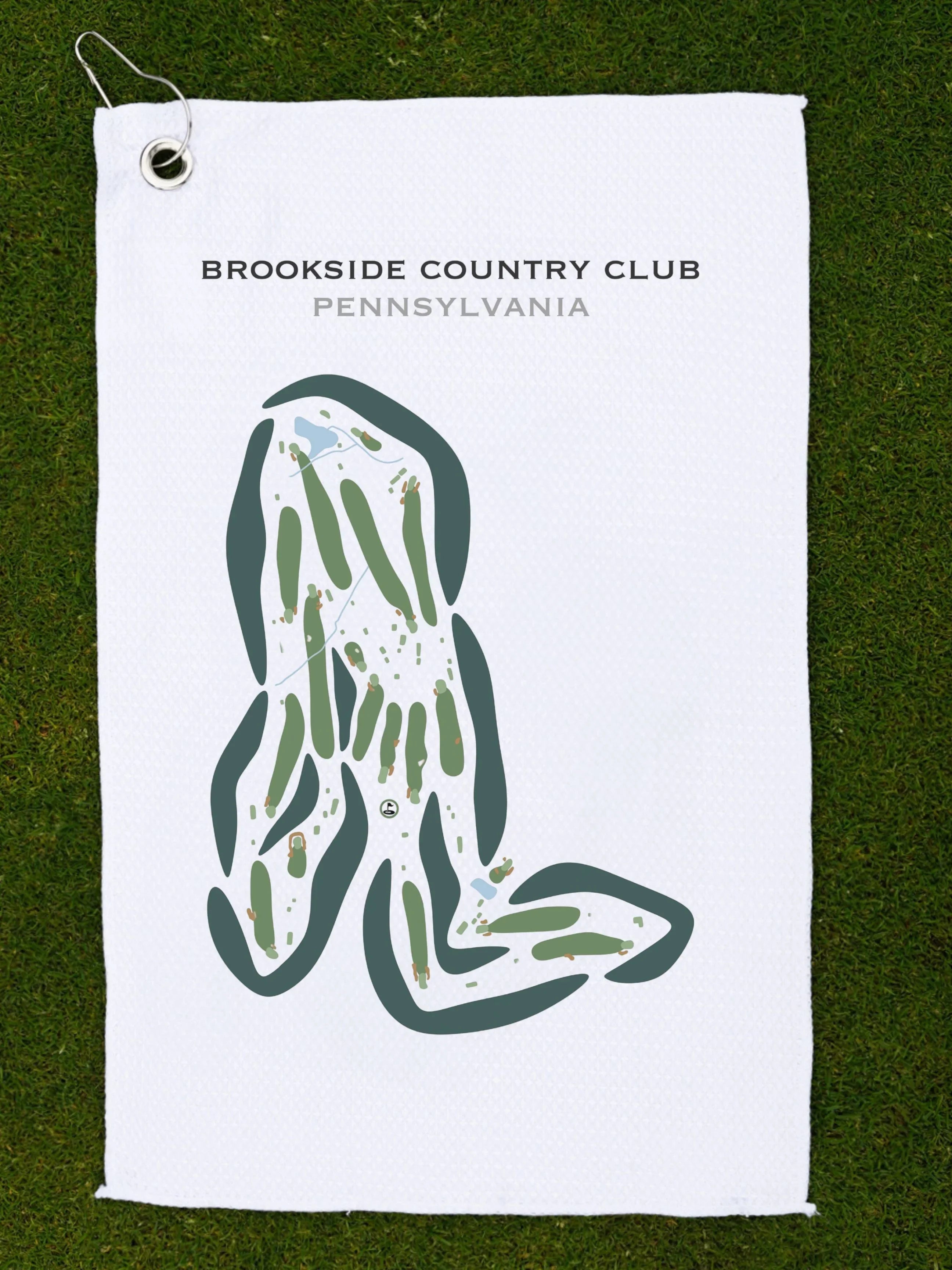Brookside Country Club, Pottstown, Pennsylvania - Printed Golf Courses