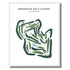Brookside Golf Course, Alabama - Printed Golf Course