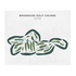 Brookside Golf Course, Ohio - Printed Golf Courses