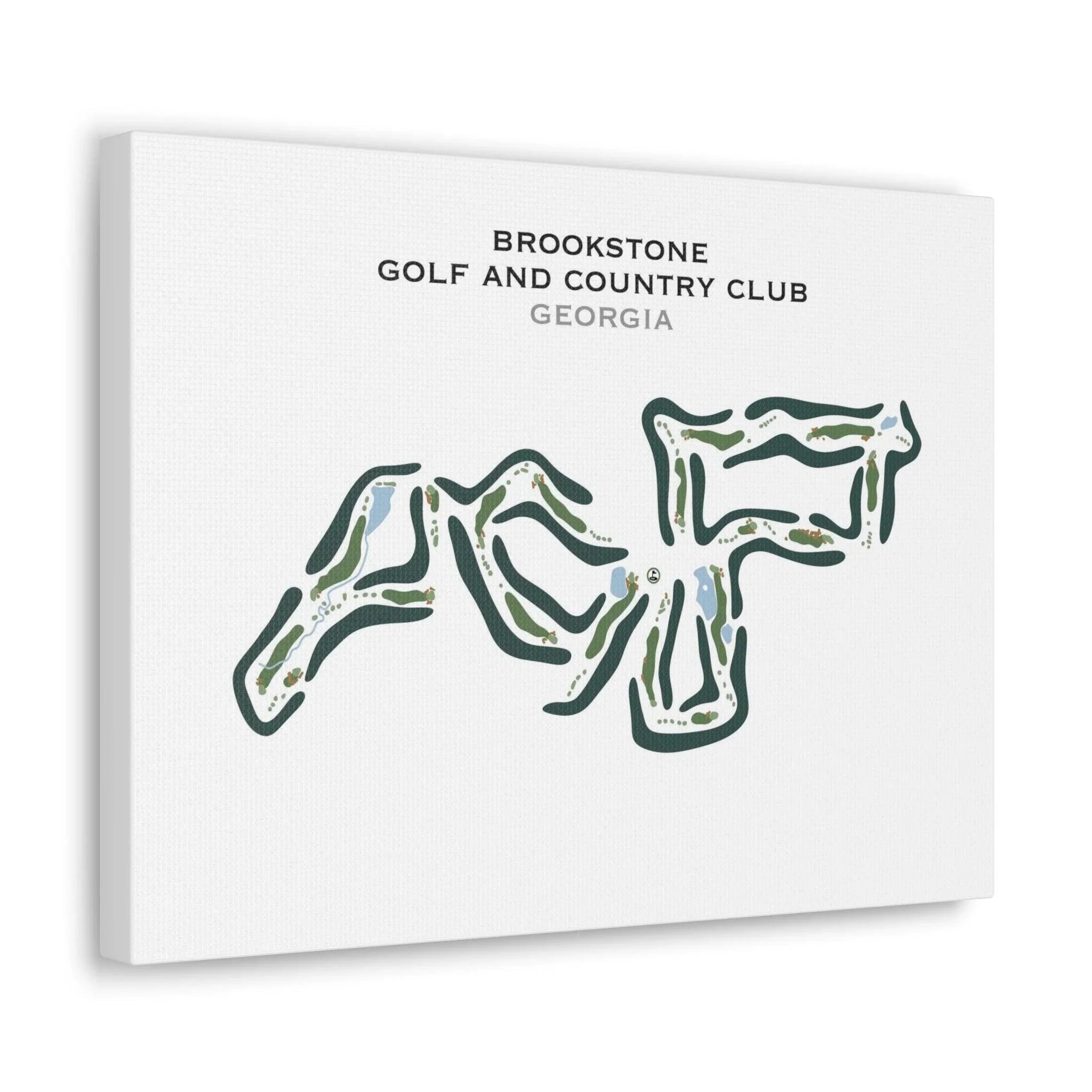 Brookstone Golf & Country Club, Georgia - Printed Golf Course