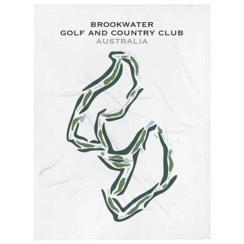 Brookwater Golf & Country Club, Australia - Printed Golf Courses