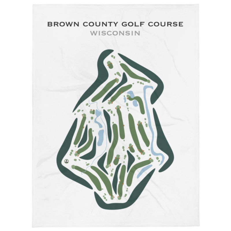 Brown County Golf Course, Wisconsin - Printed Golf Courses