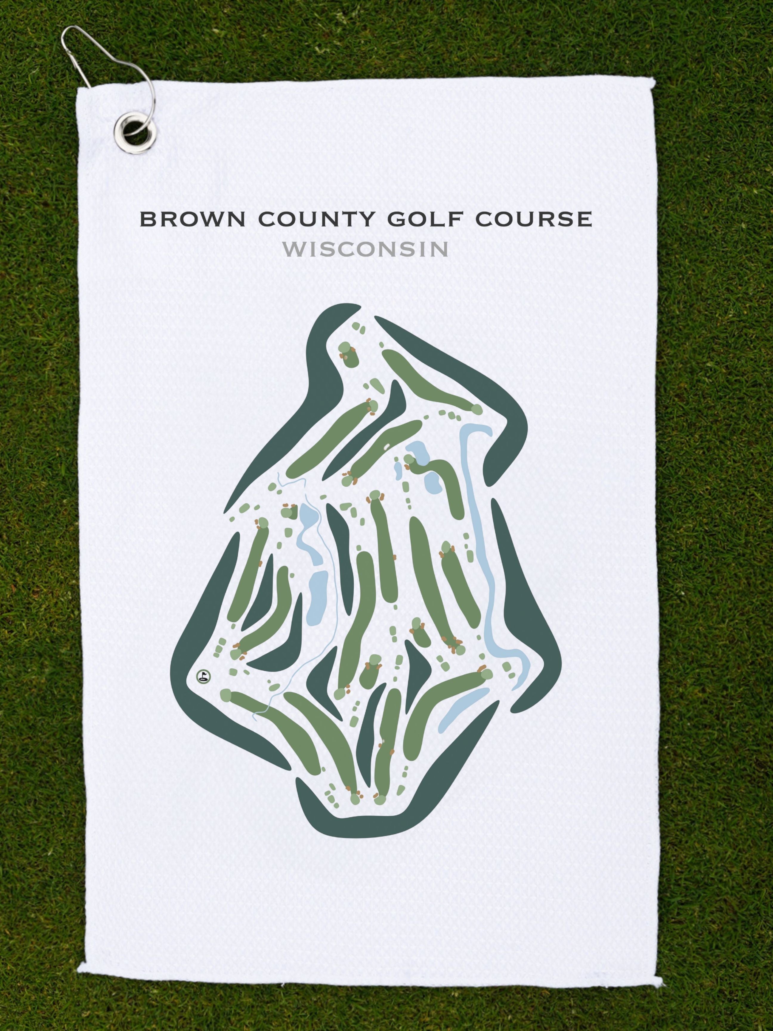 Brown County Golf Course, Wisconsin - Printed Golf Courses