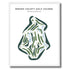 Brown County Golf Course, Wisconsin - Printed Golf Courses